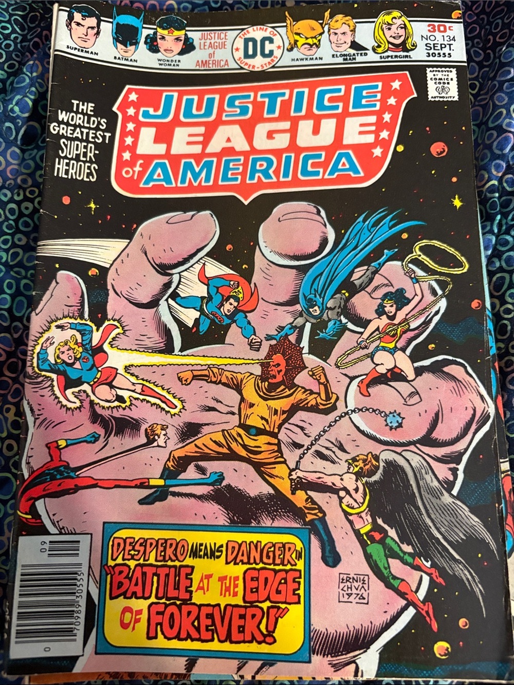 DC Justice League of America Comic Book Cover